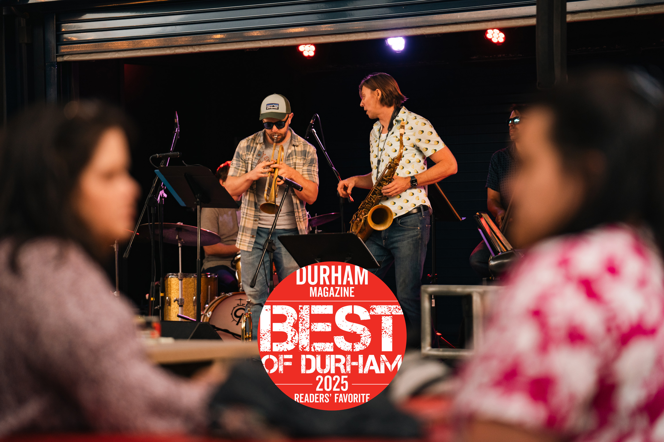 Boxyard RTP was selected among the best places to watch live music by Durham Magazine.
