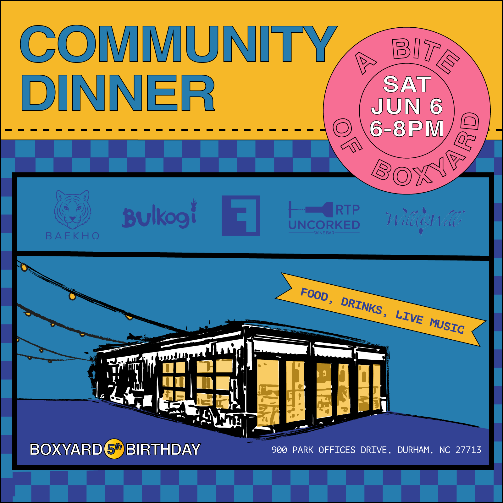 A Bite of Boxyard: Community Dinner